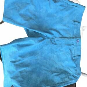 RVCA Performance Stretch Blue Shorts Size 38